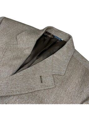 Miller & Sons Men's 100% Wool 3-Button Blazer Brown • Italy • 44R US | 54 EU